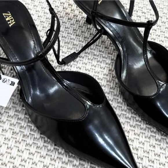 ZARA Pointed Toe Slingbacks NWT LAST ONE!!! - Picture 4 of 16